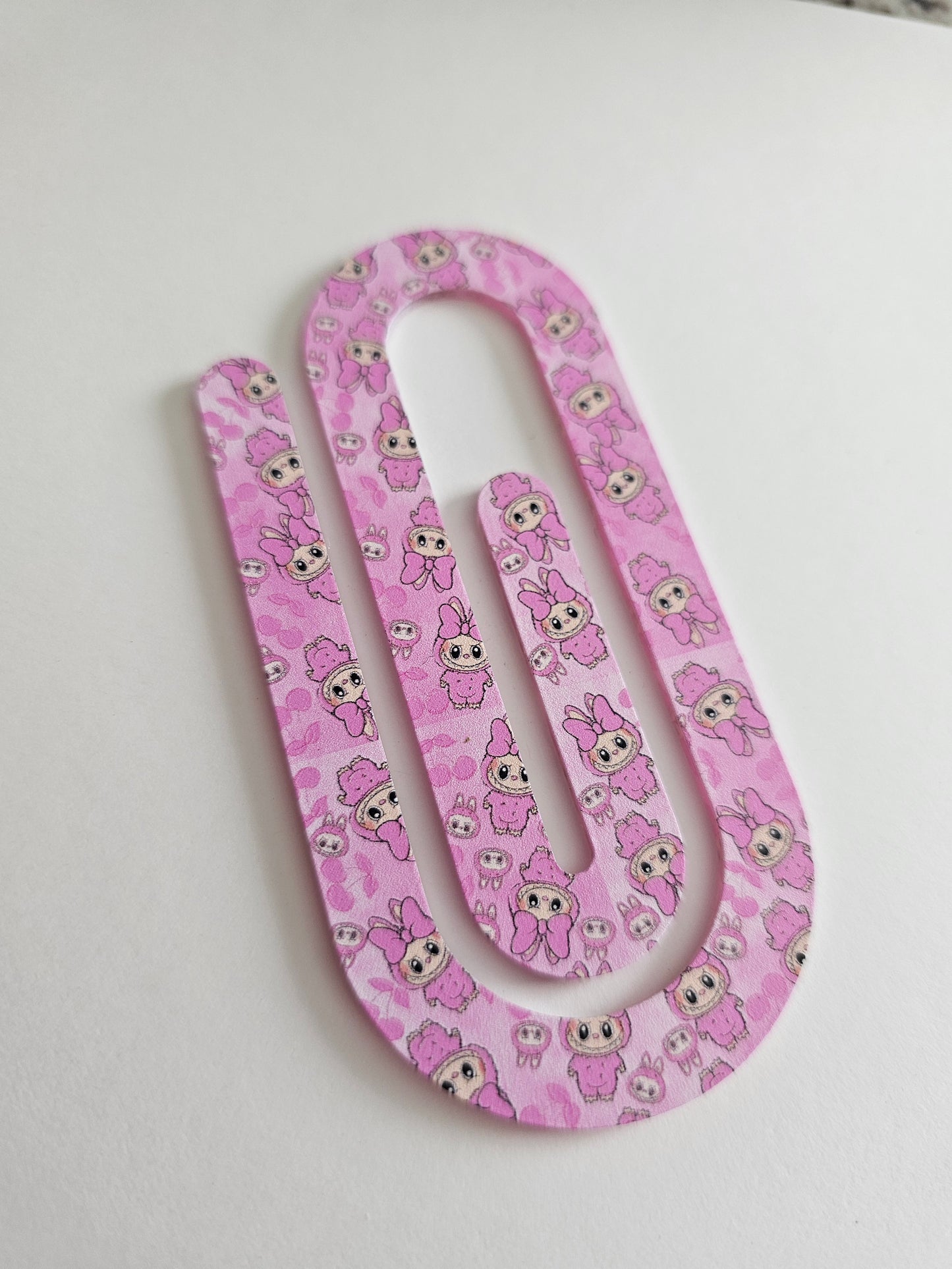 JUMBO Bookmark - Paperclip (Labubu)