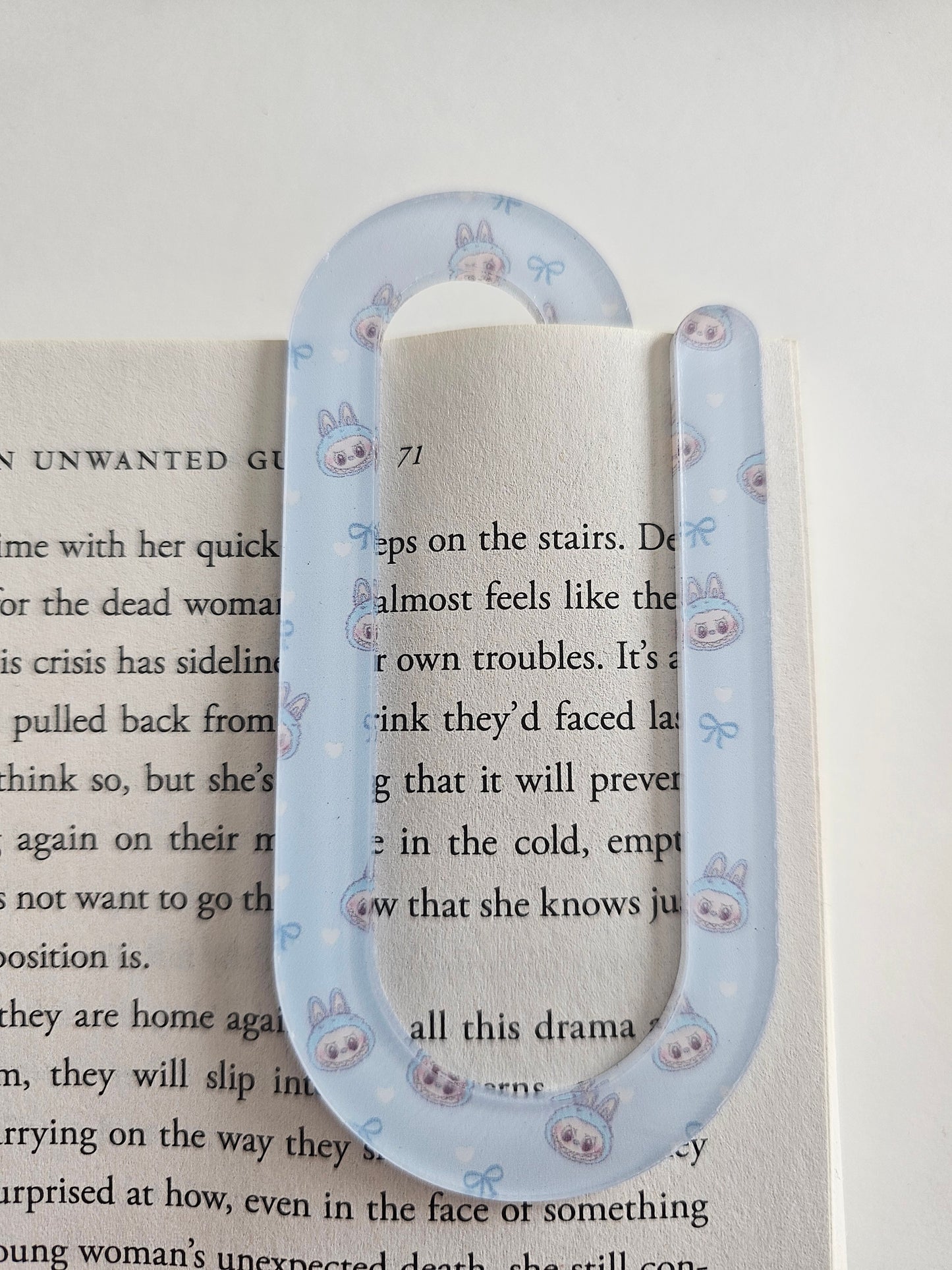 JUMBO Bookmark - Paperclip (Labubu)