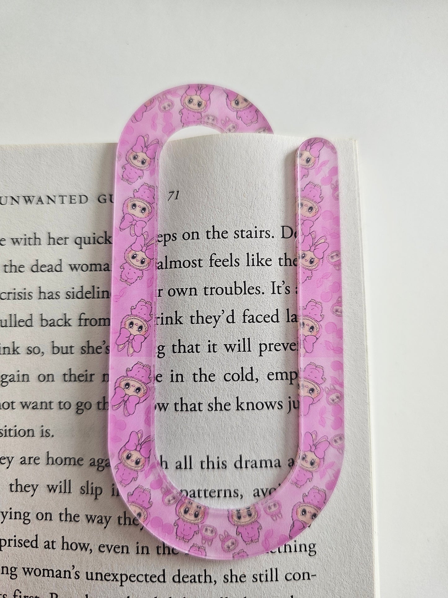JUMBO Bookmark - Paperclip (Labubu)