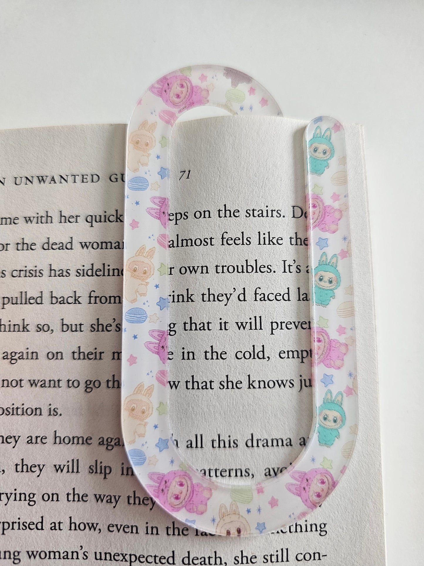 JUMBO Bookmark - Paperclip (Labubu)