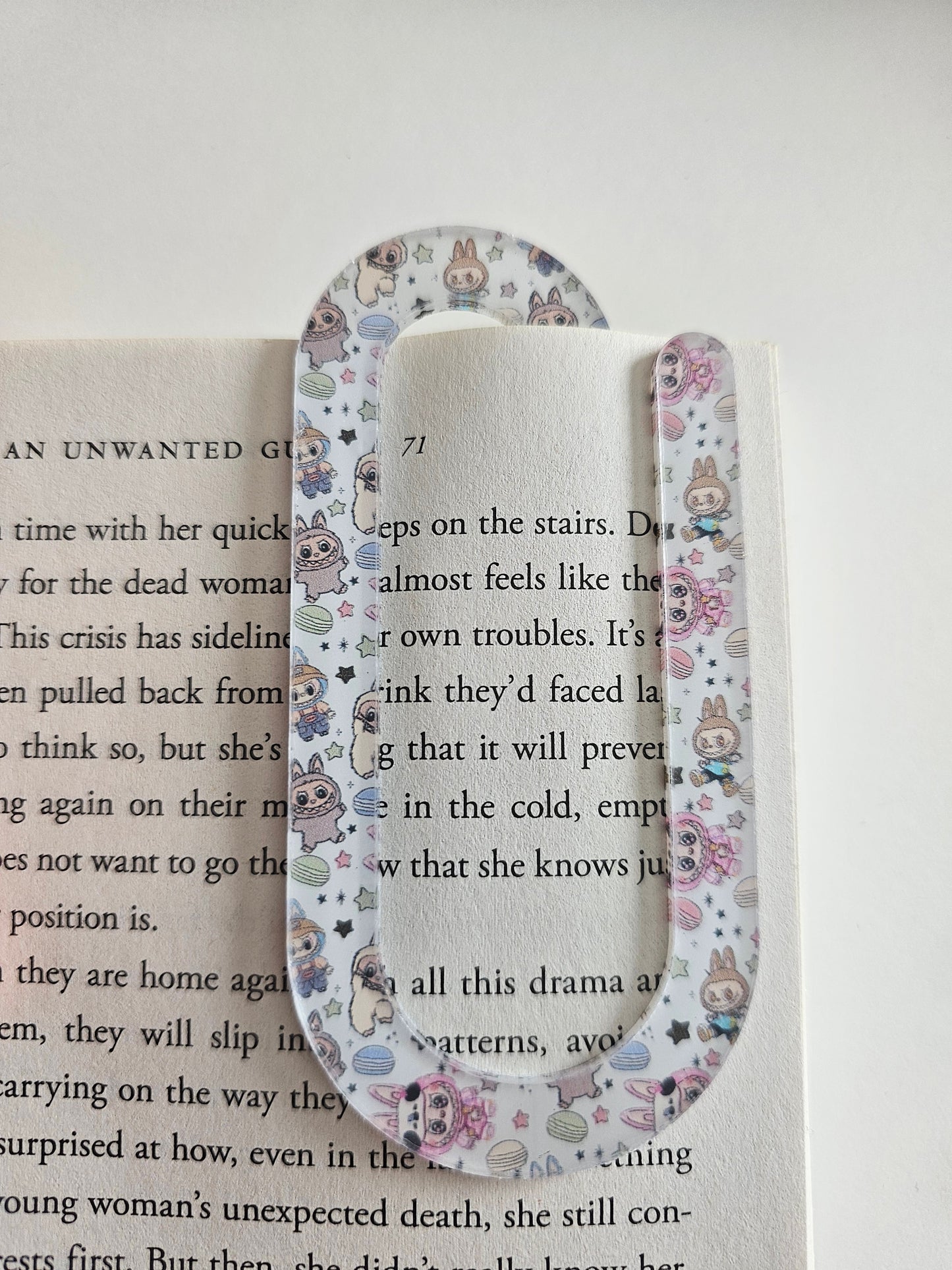 JUMBO Bookmark - Paperclip (Labubu)