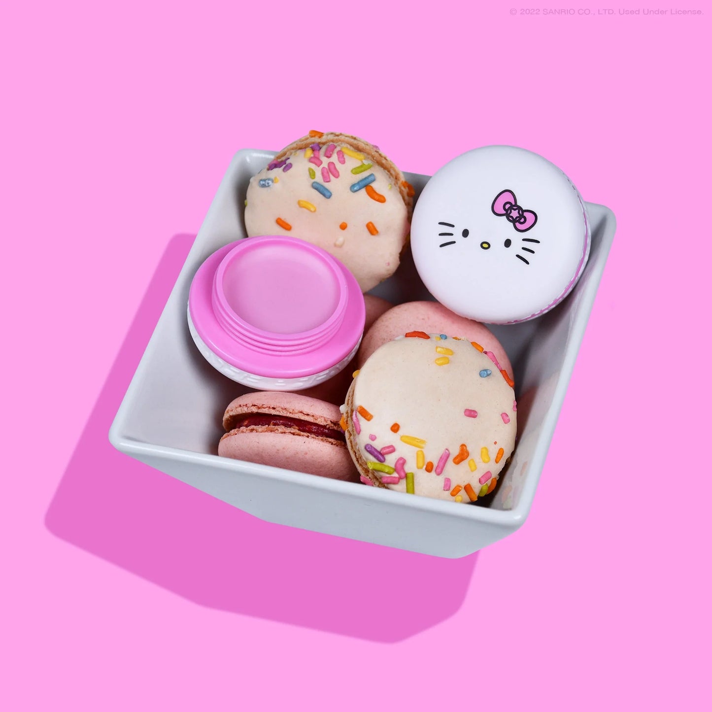 The Crème Shop x Hello Kitty Macaron Lip Balm - Sweet Sprinkles