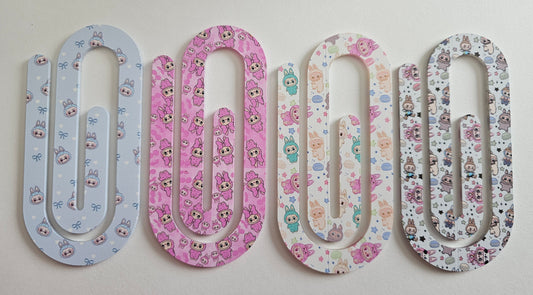 JUMBO Bookmark - Paperclip (Labubu)