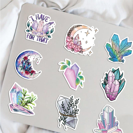 50 New Dreamy Crystal Graffiti Stickers