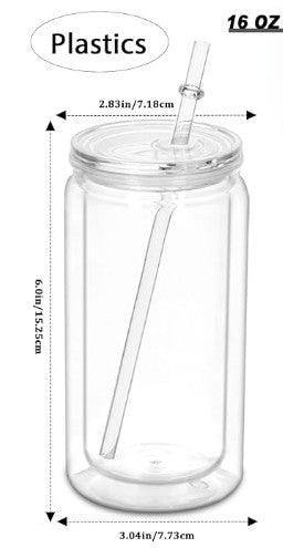 16oz Cup - Snow Globe